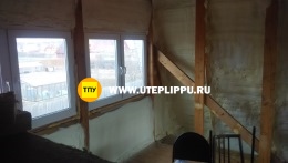 Внутреннее утепление пенополиуретаном Внутреннее утепление пенополиуретаном